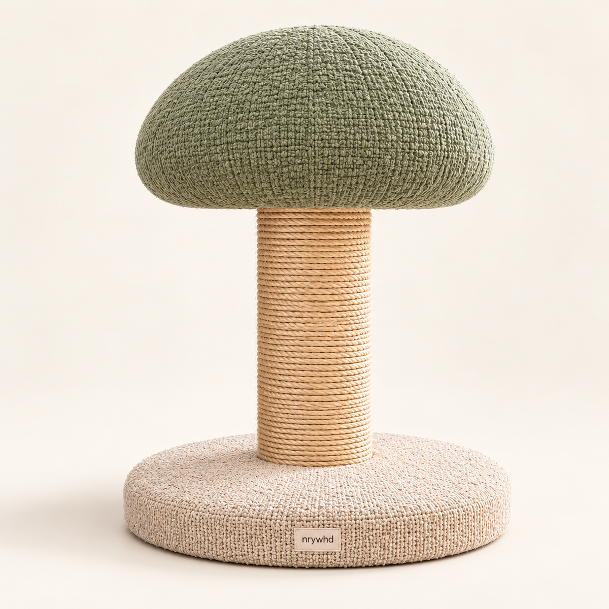 nrywhd Mushroom Scratching Post — studio view