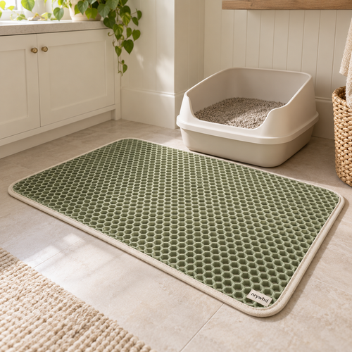 nrywhd Honeycomb Litter Catcher Mat — lifestyle scene
