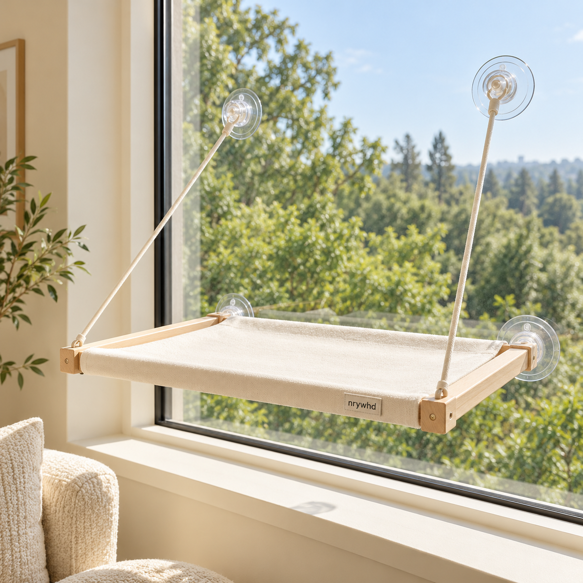 nrywhd Window Watch Cat Hammock — lifestyle scene